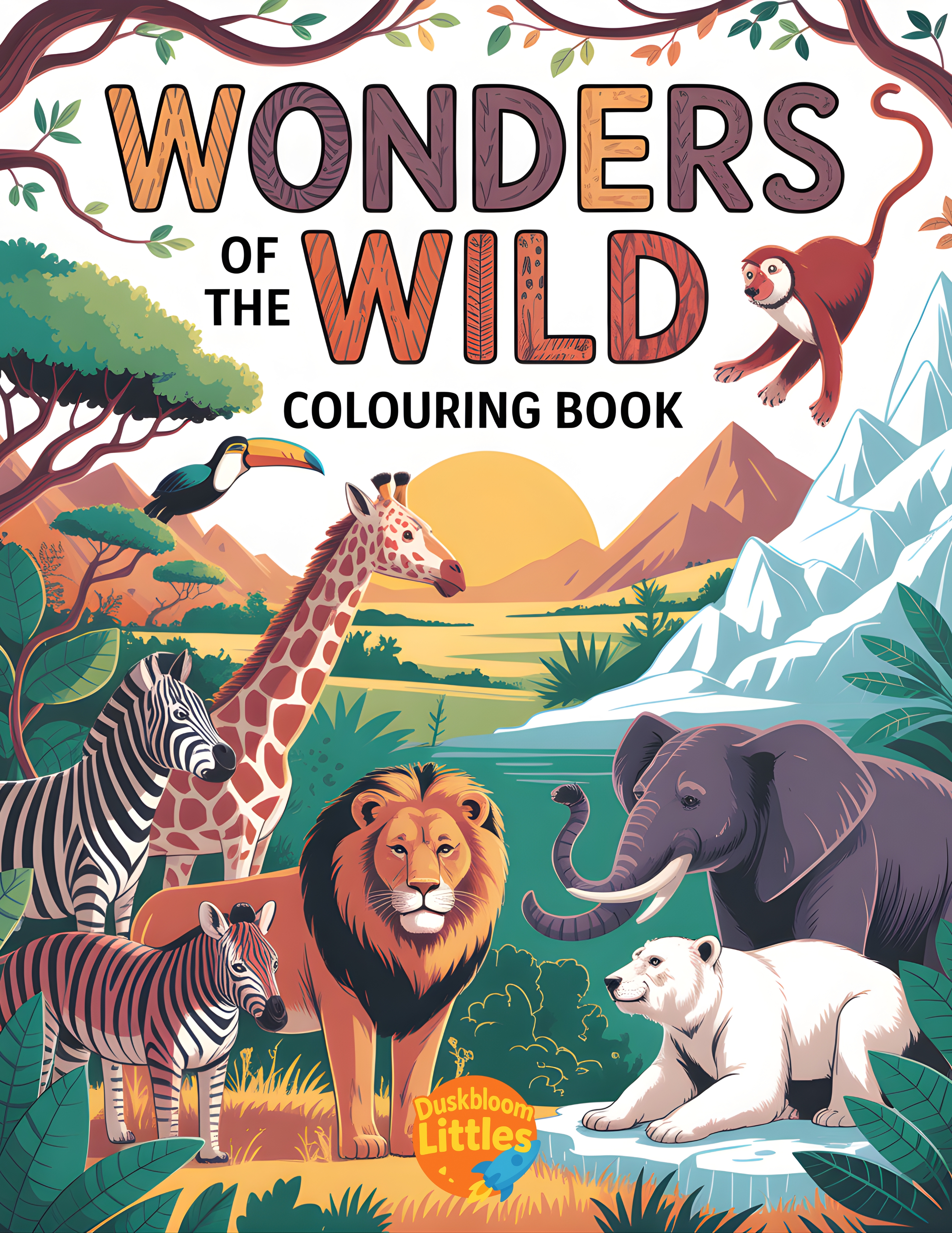 Wonders of the Wild Colouring Book
